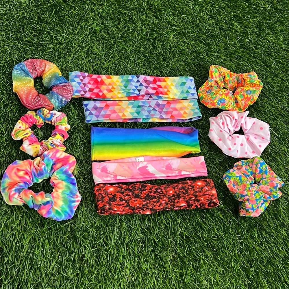 Bright and Fun Hair Accessory Lot of 11